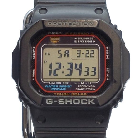 G-SHOCK CASIO Watch GW-M5600-1 Digital Tough Solar Multiband 5 Shock Resistan...